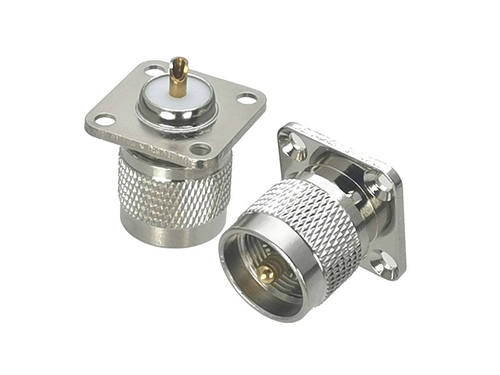 1Pcs SL16 UHF PL259 Male Plug 4 hole with Flange Soldering P