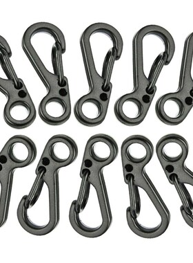 10Pcs/Lot Outdoor Mini Aluminium Alloy Hang Buckle Survival
