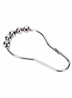 5 Roller Balls Curtain Hooks Polished Satin Nickel Ball Show