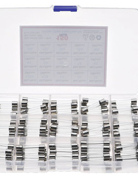 150Pcs 15value 6x30mm Fast-blow Glass Fuse Assorted Kit Box
