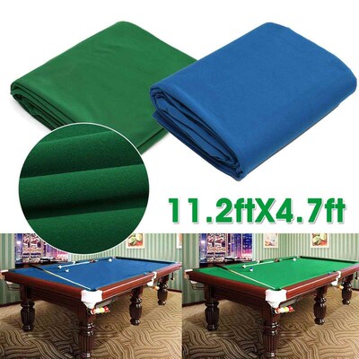 Professional Billiard Pool Table Cloth Mat Green/Blue Snooke