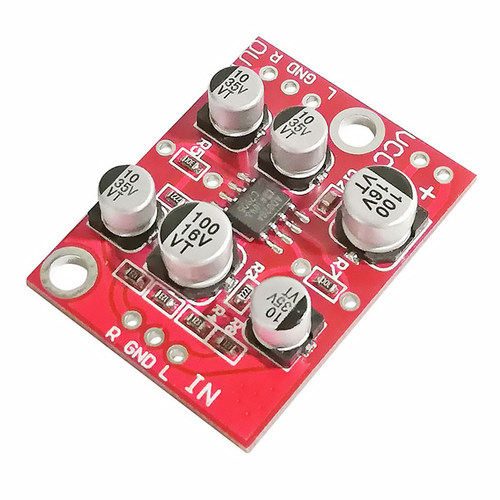 DC 5V-15V 12V AD828 Stereo Preamp Power Amplifier Board Prea