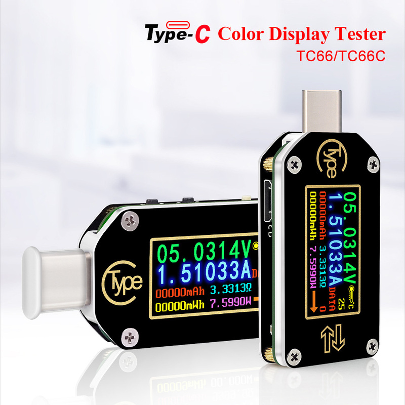 TC66/TC66C Type-C PD trigger USB-C Voltmeter Ammeter Voltage