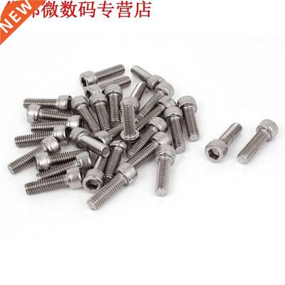 1mm Pitch M6x20mm Inbussleutel Inbusbouten 30 stks