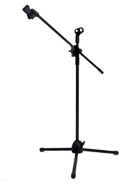 DuAl ClipS BooM MiCropHone MiC StAnD HolDer ADjuStABle CollA