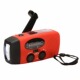 Solar Radio Crank New Hand Red Powered Self Protable Phone
