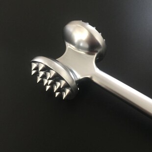 Large Meat Tenderizer Mallet Tool Manual Hammer Pounder For