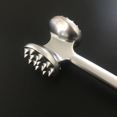 Large Meat Tenderizer Mallet Tool Manual Hammer Pounder For