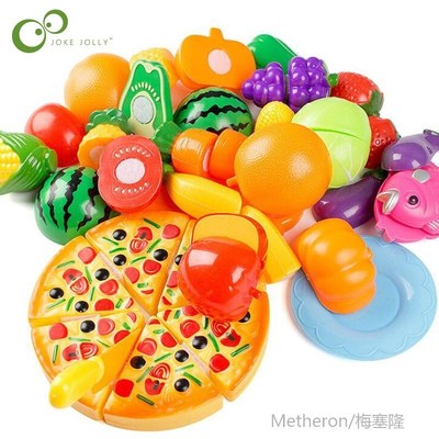 2019 New Pretend Play Plastic Food Toy Cutting Fruit Vegetab