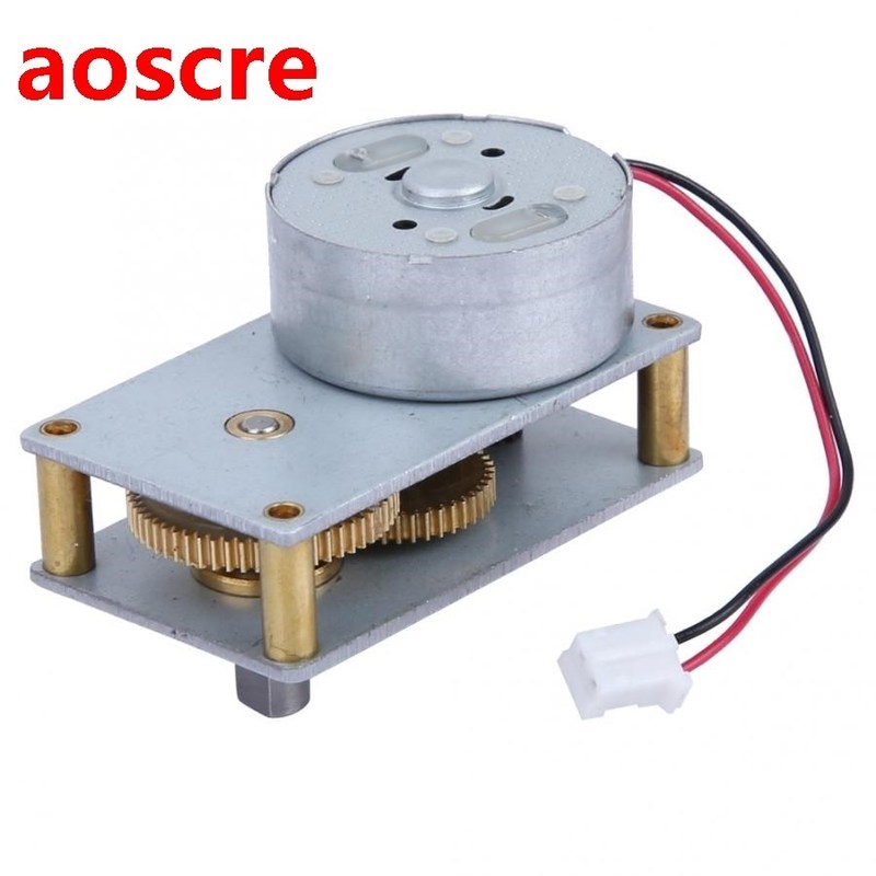 3-12V DC Reversible Metal Gear Box Motor Speed Reduction Mot