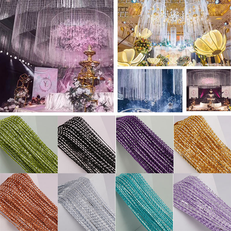1*2m Door Windows Hanging Beaded Decors Curtain String Summe