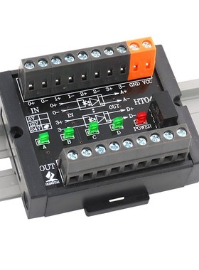 4 channels Single-ended to differential Converter 10MHz HTL