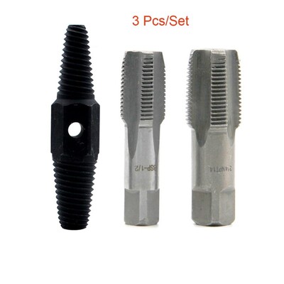3pcs 1/2 Inch 3/4 Inch Wire Screw Extractor Broken Water Pip