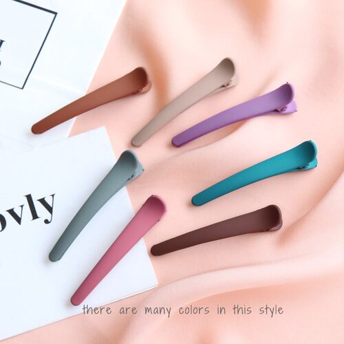 Frosted macaroni clip Korean girl heart hairpin female adult