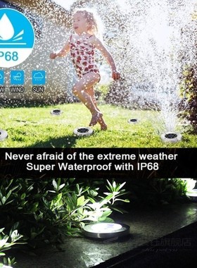 Floor-Light Underground-Lights Garden-Path IP65 Solar 20LEDS