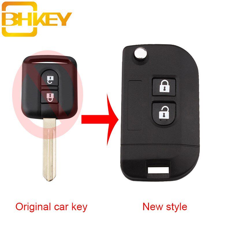 Modify Remote Car Key Refit Case Shell  Nissan Qashqai El