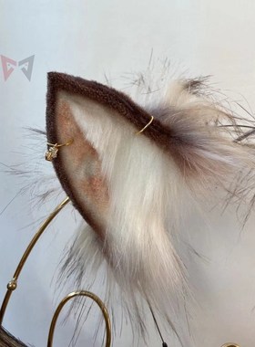 MMGG Small Milk Wolf  Wolves And Cats Neko Ears Hair Hoop H