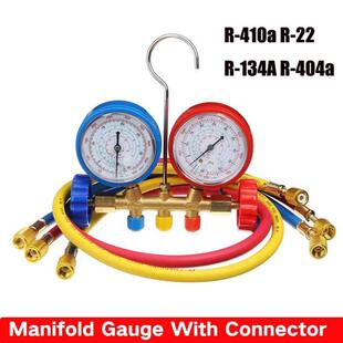 Manifold Gauge With Connector Refrigerant Device  Pressure G