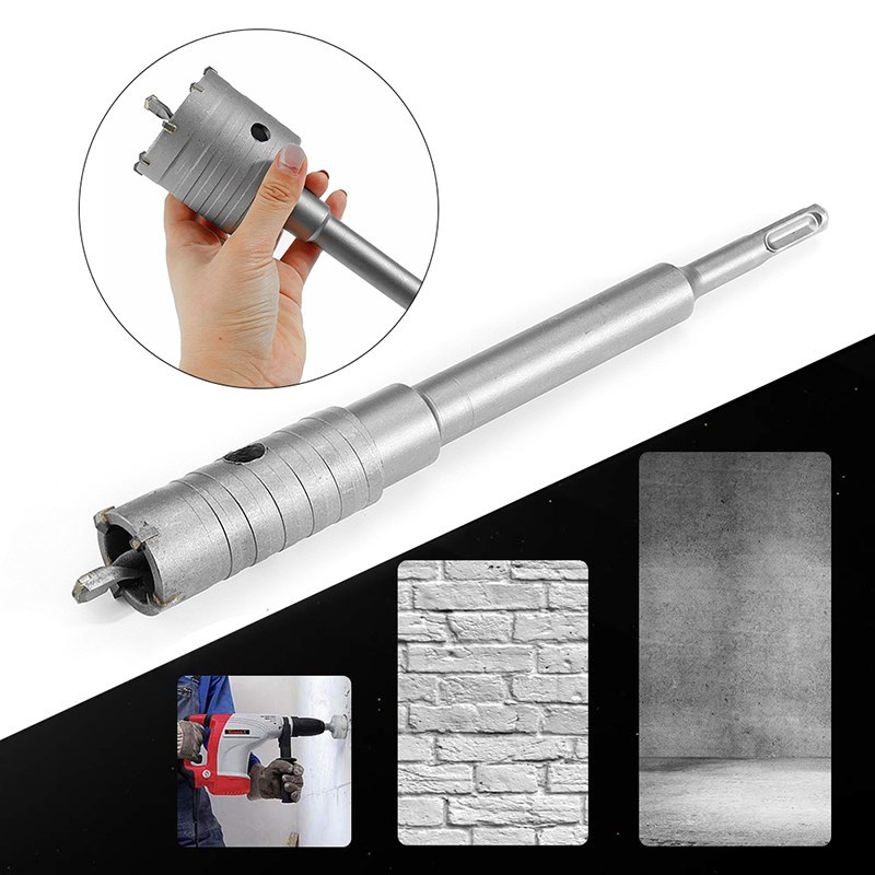 1 Set 30mm 65mm Concrete Cement Wall Hole Saw Cutter Drill B