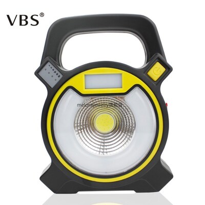 15W Led COB Portable Spotlight Lantern Searchlight Rechargea