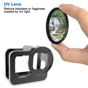 CNC Aluminum Case for GoPro Hero 9 Black Metal Cage Protecti