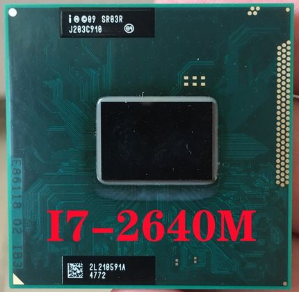 SR03R  Core i7-2640M Laptop processor Socket G2 rPGA988B not