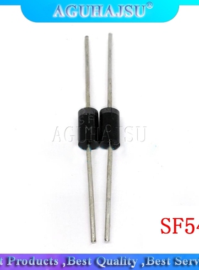 20PCS SF54 Diode 5A 200 v DO-201AD