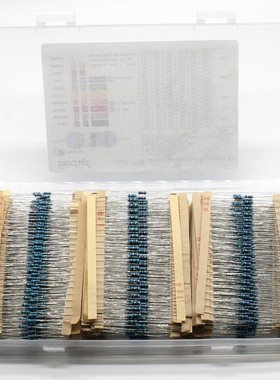 2600pcs/lot 130 Values 1/4W 0.25W 1% Metal Film Resistors As