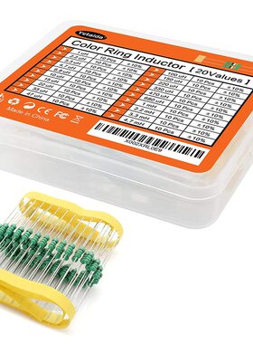 200Pcs 1uH~4.7mH 0.5W Color Ring Inductor 1/2 Watt Inductor