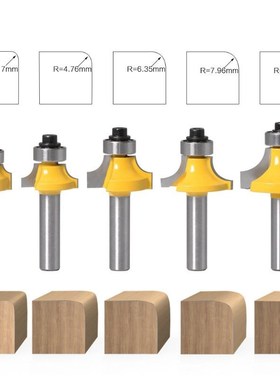 8mm Shank Round Over Router Bit Carbide Carpentry Milling Cu