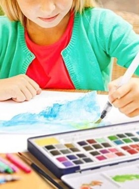 Metallic Watercolor Set 36 Colors Pearlescent Solid Waterco