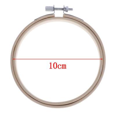 Wood Hand Embroidery Hoop Round Cross Stitch Frame Needle Cr