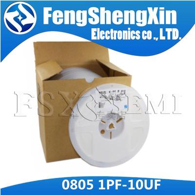 1Reel 4000pcs 0805 smd capacitor ceramic 1PF-10UF 4.7PF 6.8P