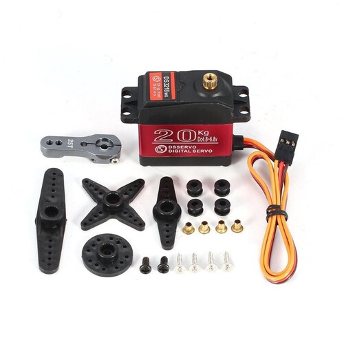 Coreless Digital Servo Motor Hv 6.8V Copper+Aluminum Gear Hi