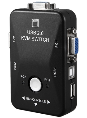 Usb 2.0 Kvm Switch 2 Port Usb Switcher 1920X1440 Vga Svga Sw