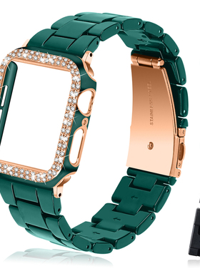 Diamond Case Strap for Apple Watch Band 40mm42mm 44mm 38mm