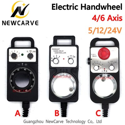 4 6 Axis MPG Universal Pendant Handwheel Manual Pulse Gener