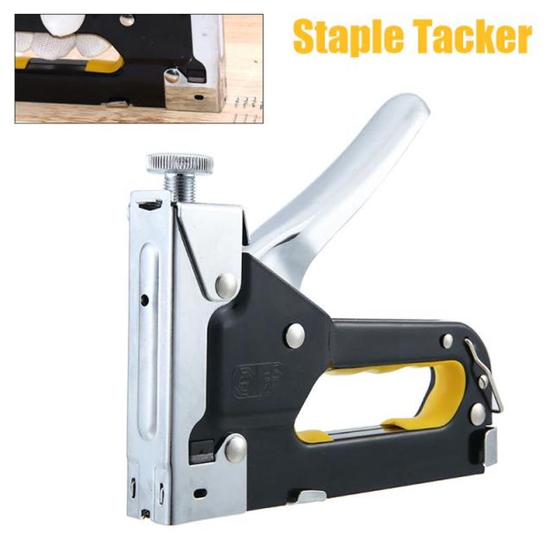 1 set Fast Nailed Furniture Staple Tacker 3-way Hand Nail St