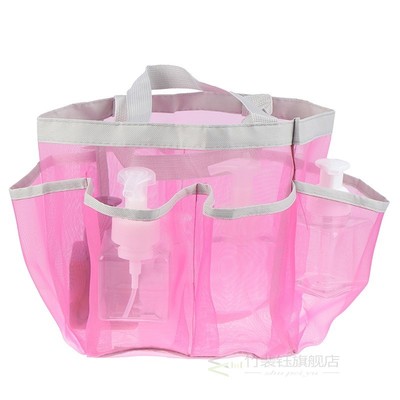 1pc Portable Quick Dry Shower Caddy Tote Bag Hanging Toilet