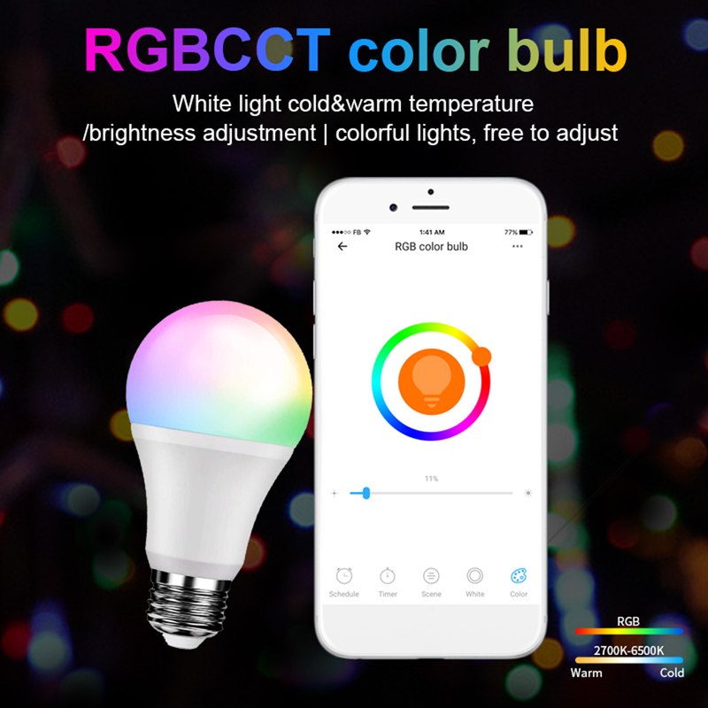 B05-BL-A60 E-WeLink E27 LED Lights Bulb WiFi Remote Control