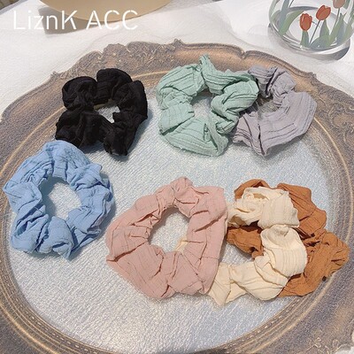 Pig large intestine hair circle JK hair band ins Korean net