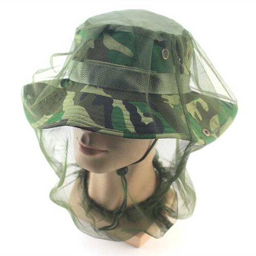 Safe Travel Camping Mesh Cap Midge Mosquito Insect Hat Bug M
