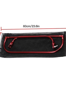 1PC Fishing landing Hand Nets Folding Carbon rod Nylon Colla