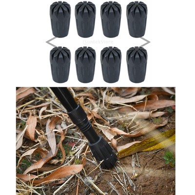 8pcs Hiking Stick Tips Non-slip Outdoor Walking Pole Cap Pro