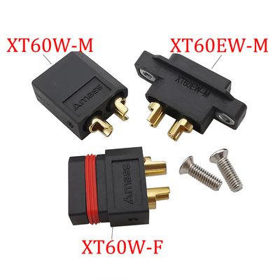 2Pcs XT-60 XT60EW-M Male Mountable Fixed Connector Plug XT60