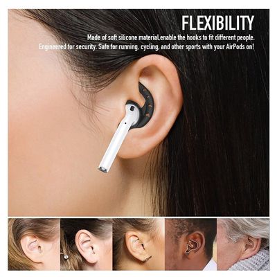 For Airpods 1 2 Silicone In ear Earbuds Cover With Hook for