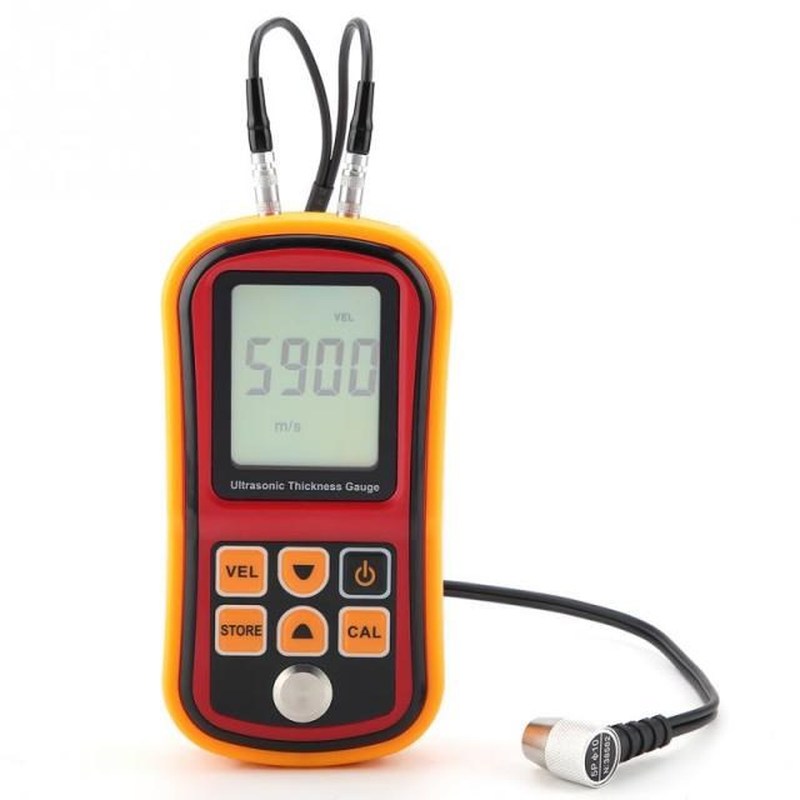 GM100 Ultrasonic Thickness Gauge 1.2-220mm Steel Width Testi