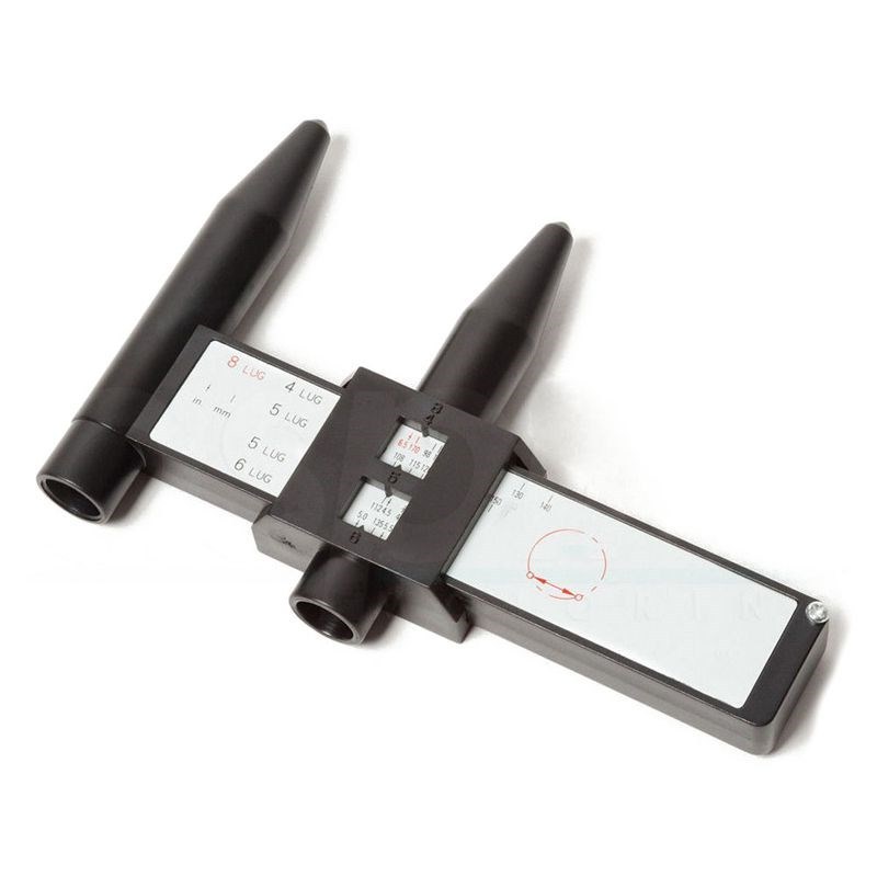PCD Gauge Ruler Rim Car Wheel Bolt Pattern Measuring Gauge T
