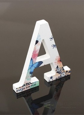 Wooden Letter English Alphabet DIY Personalised Name Design