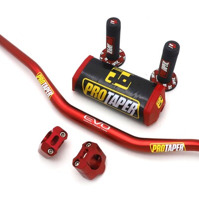28MM Motorcycle Handlebars Fat Bars+ Grips Protaper Bar Pad